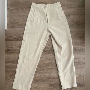 Beige tailored pant